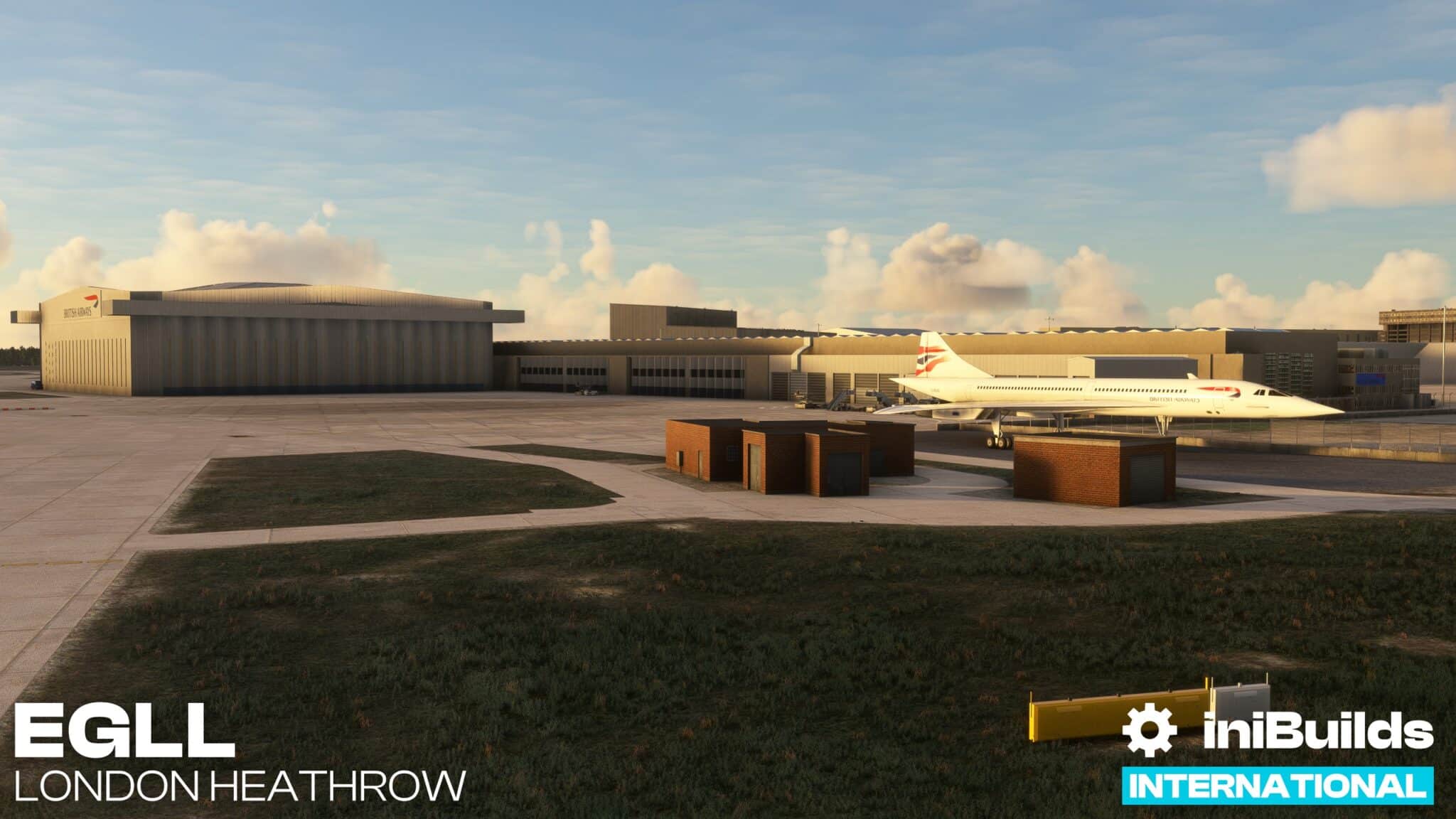 IniBuilds IniScene London Heathrow V2 Free Update MSFS Available