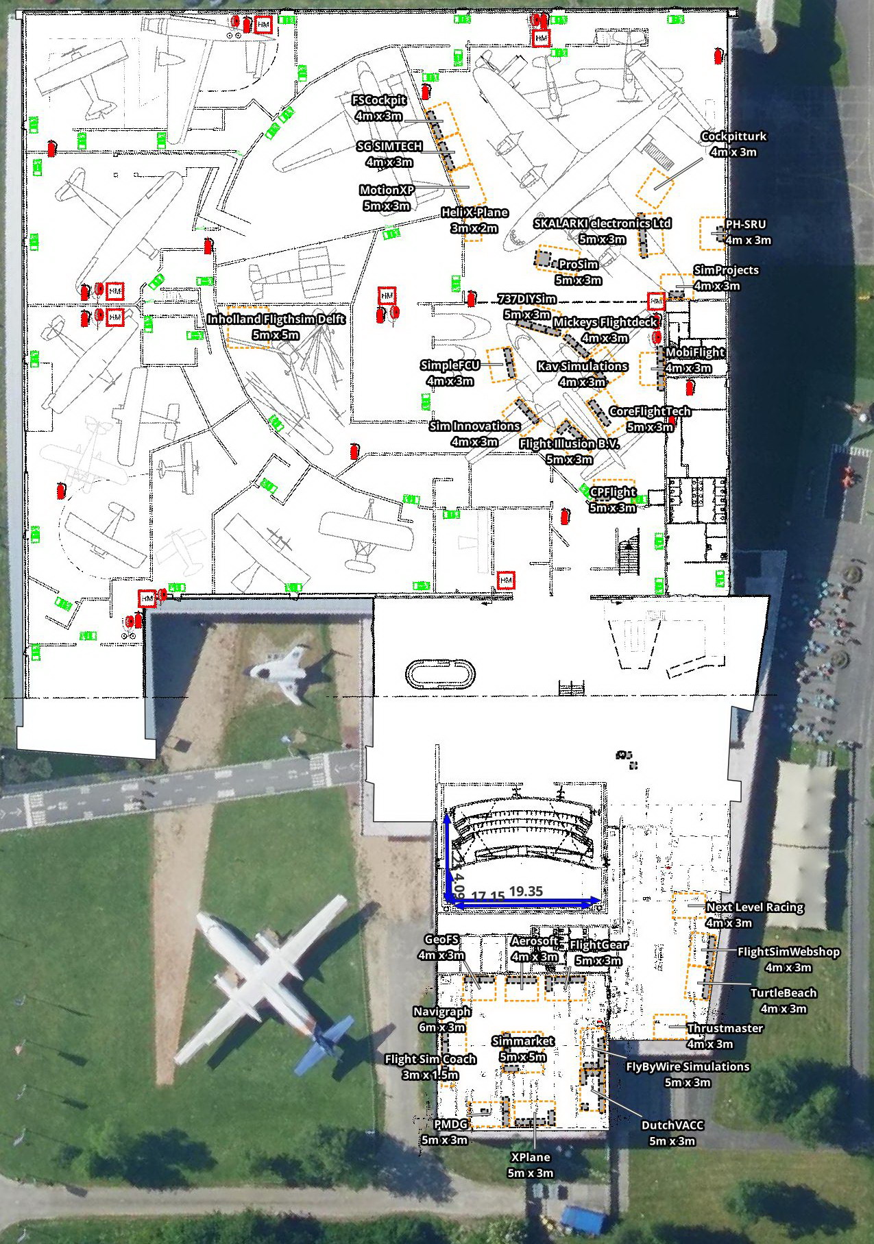 FSWeekend Floormap 2024 SimFlight