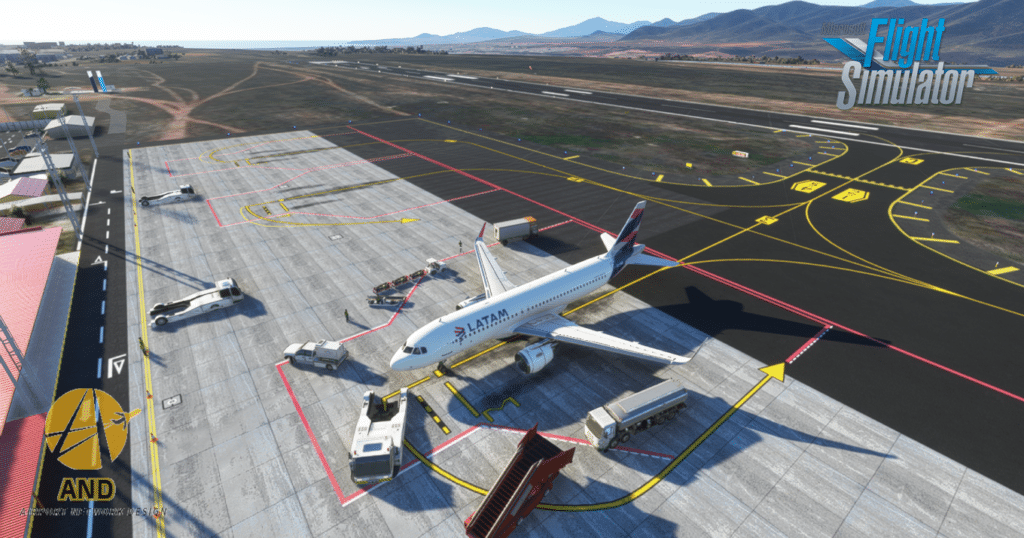 Airport Network Design - La Florida Airport La Serena Chile (SCSE) MSFS