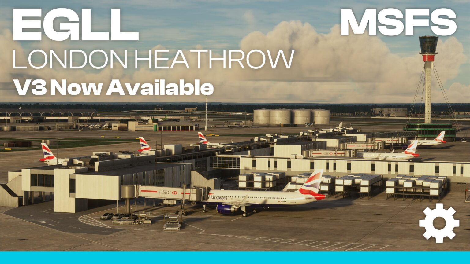 IniBuilds – IniScene London Heathrow V3 Free Update MSFS – SimFlight