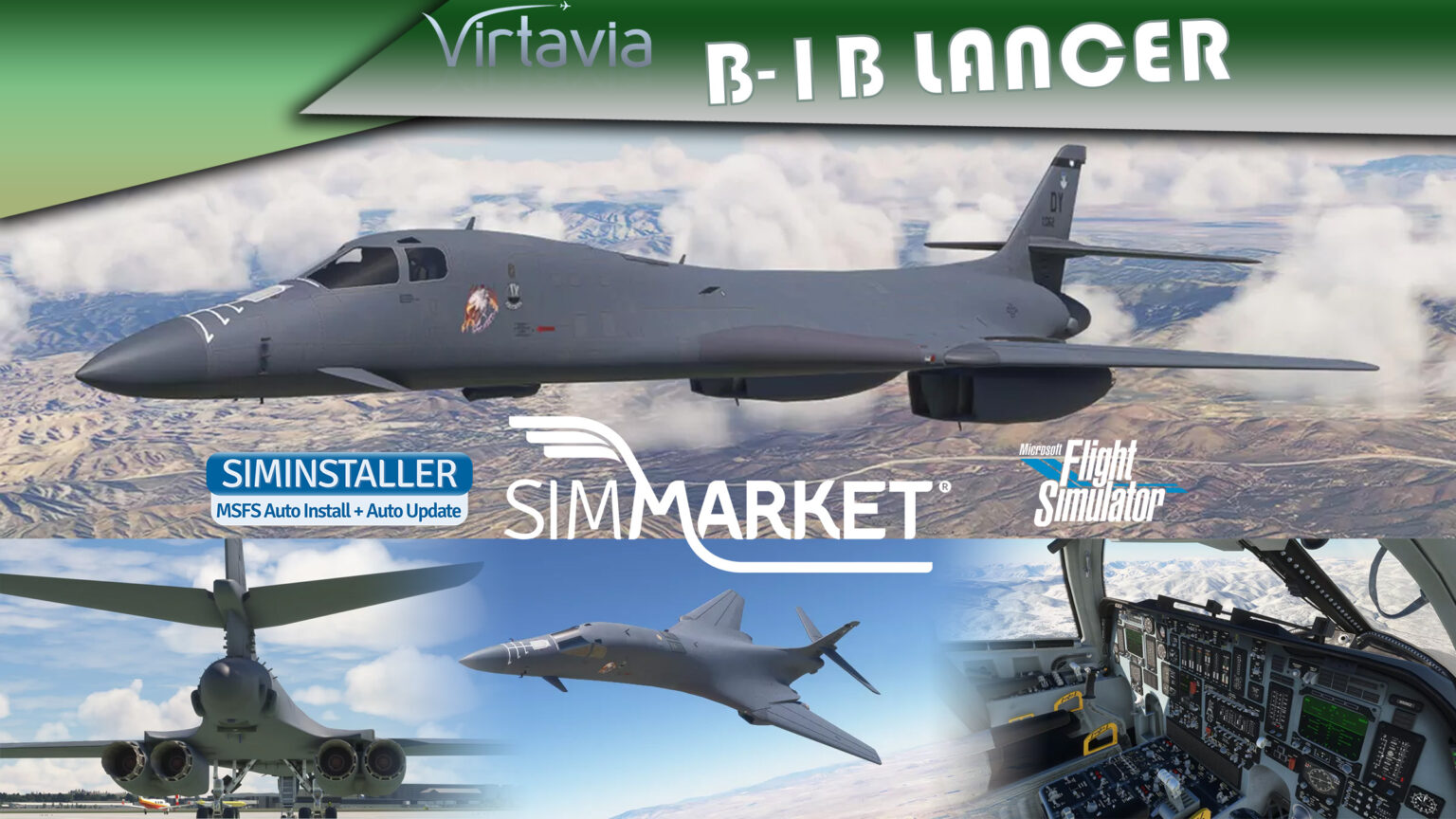 Virtavia – B-1B Lancer For MSFS – SimFlight