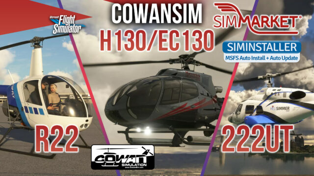 Cowan Simulation – Cowansim R22, H130/EC130 and 222UT for MSFS at SIMMARKET