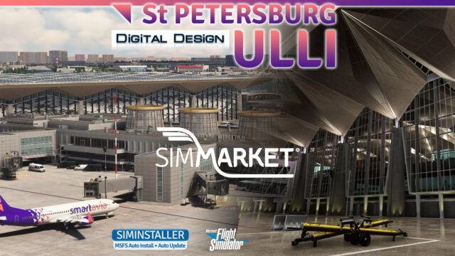 Digital Design – Saint-Petersburg Pulkovo Airport MSFS Released