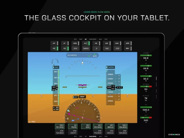 EyeVionics Link – The app for Glass Cockpit Integration with MSFS