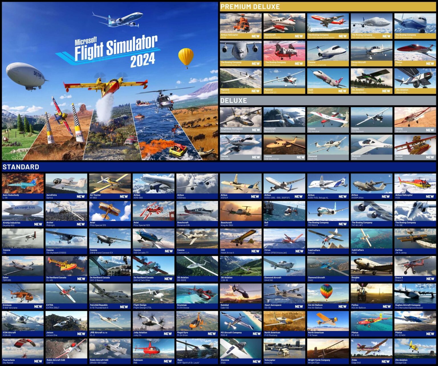 Microsoft Flight Simulator 2024 PreOrders Open and Aircraft Stock simFlight