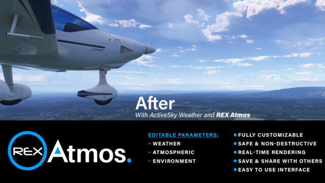 REX – Announcement of Upcoming Atmos MSFS