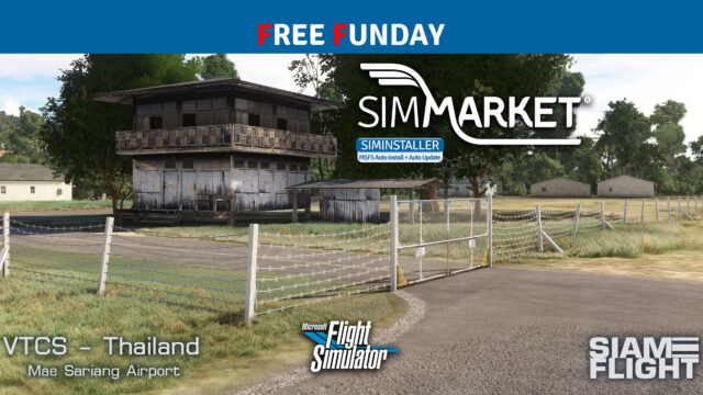 Free Funday with SIMMARKET – Siamflight VTCS Mae Sariang Airport in Thailand MSFS